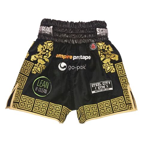 versace shorts black|Versace boxing shorts.